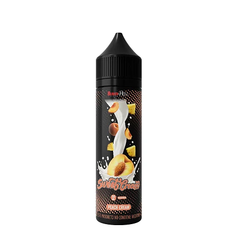 Líquido vaporizador Peach Cream 60ml 6% - Heaven &amp; Hell