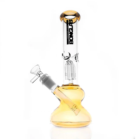 BONG W06 FAT CANDY LIGHT YELLOW 25CM - BONGLAB