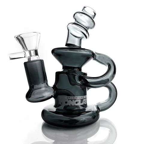 BONG R3 MINI CLEAR BLACK - BONGLAB