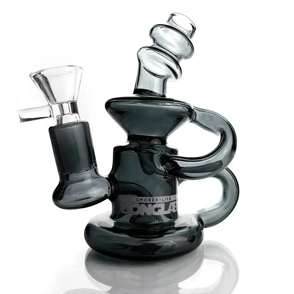 BONG R3 MINI CLEAR BLACK - BONGLAB 1