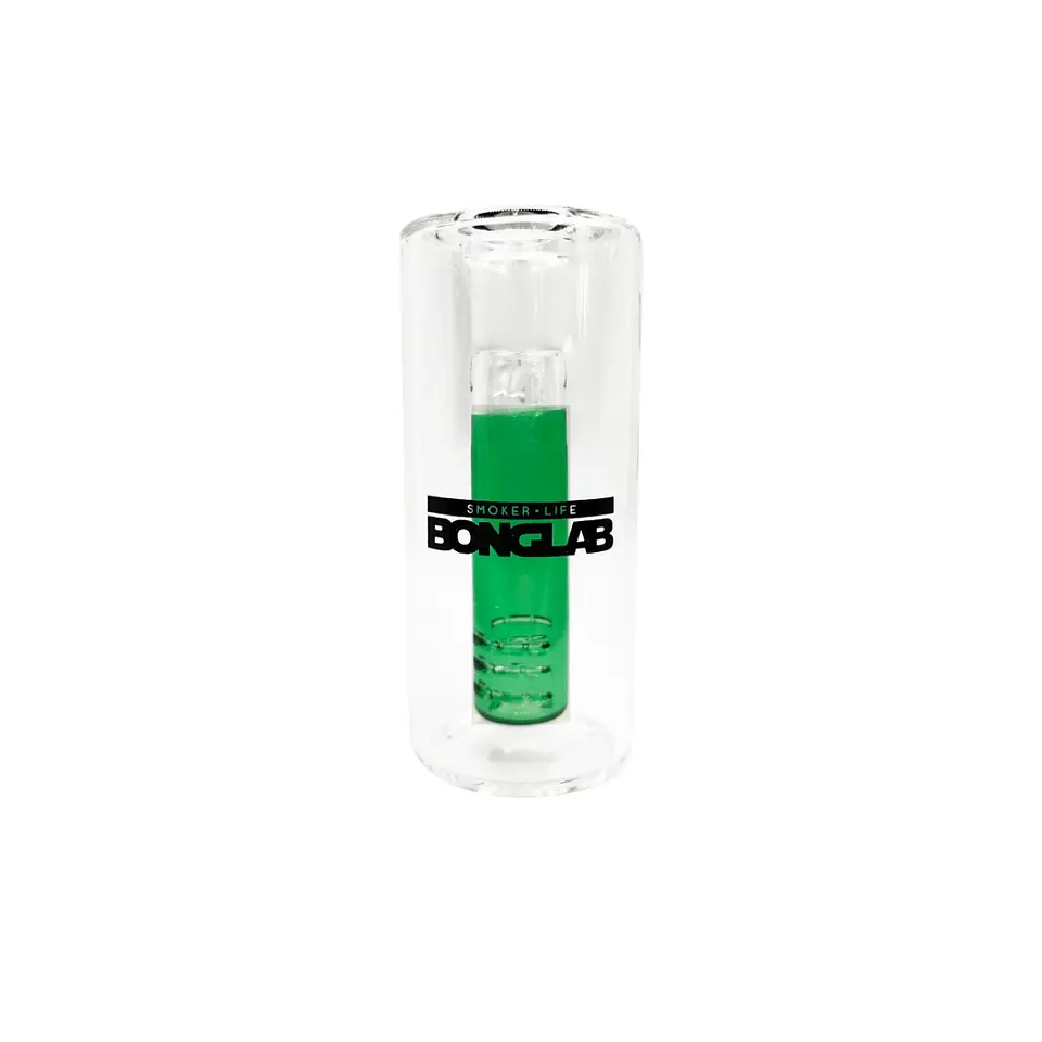 ATRAPACENIZAS PERCOLADOR GREEN 14MM - BONGLAB 1