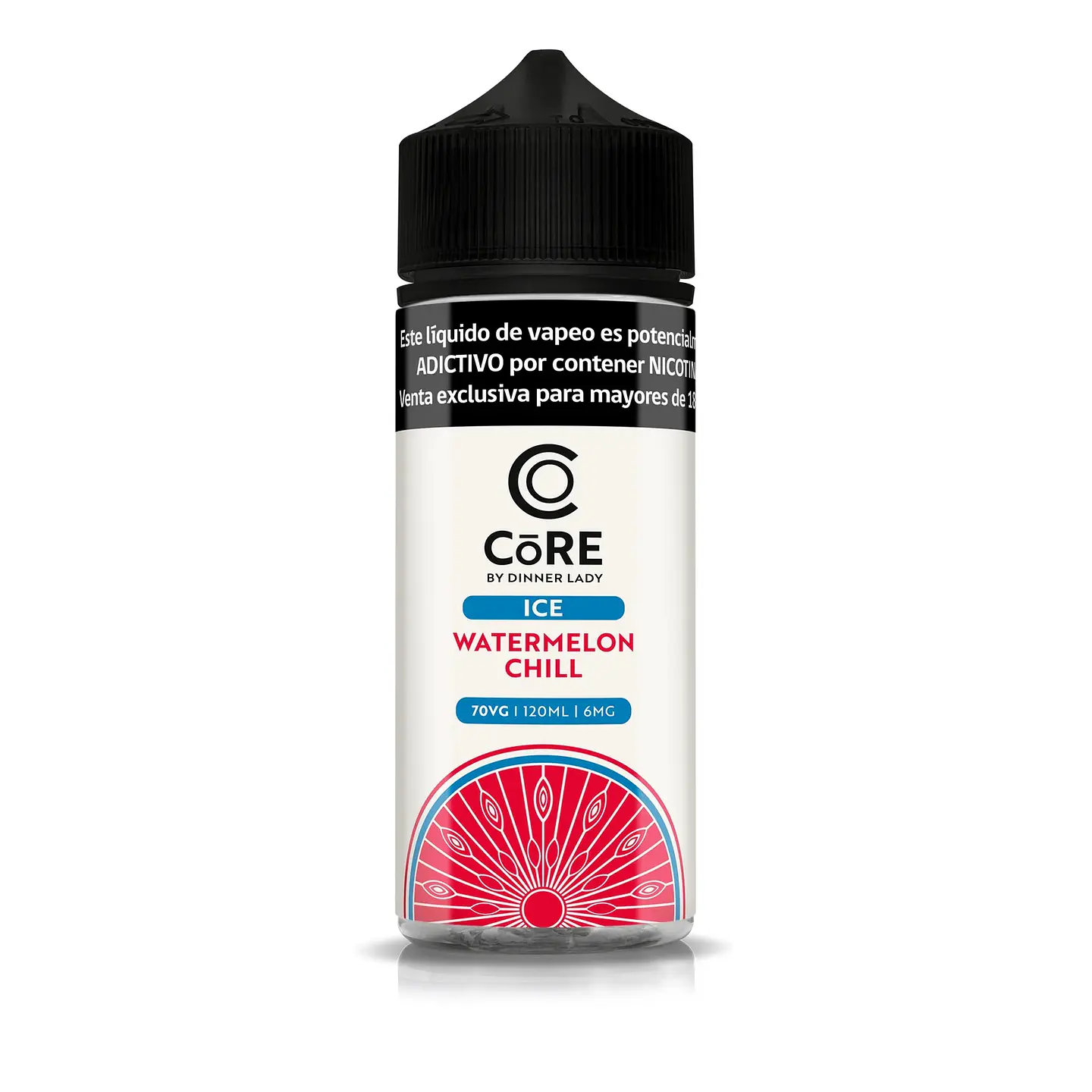 Líquido vaporizador Watermelon Chill 6mg 120ml - Core Ice by Dinner Lady 1