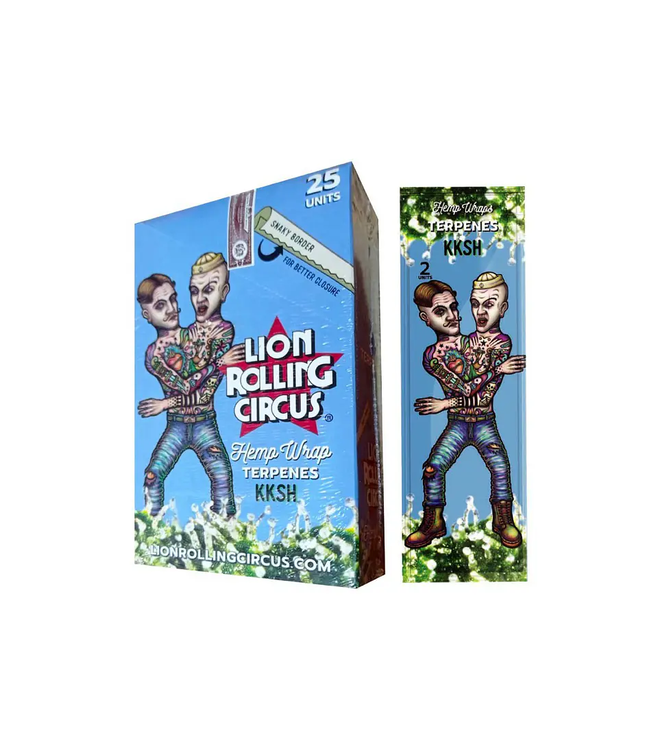 HEMP WRAP TERPENOS KKSH - LION ROLLING CIRCUS 1