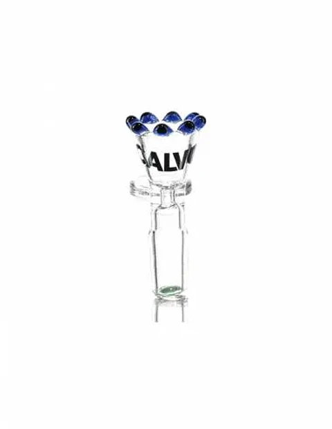 QUEMADOR PERLAS 14MM MACHO AZUL - CALVO GLASS