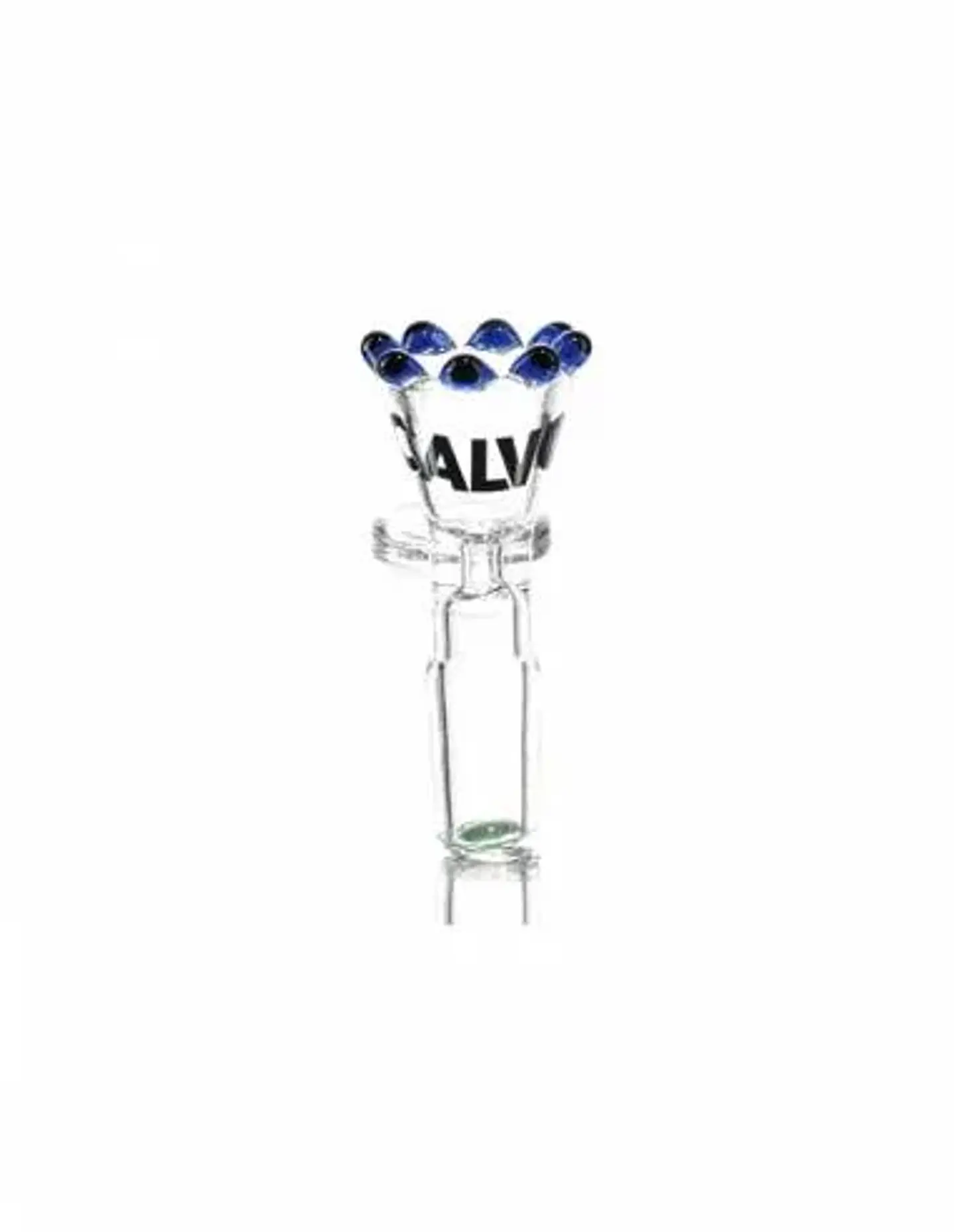 QUEMADOR PERLAS 14MM MACHO AZUL - CALVO GLASS 1