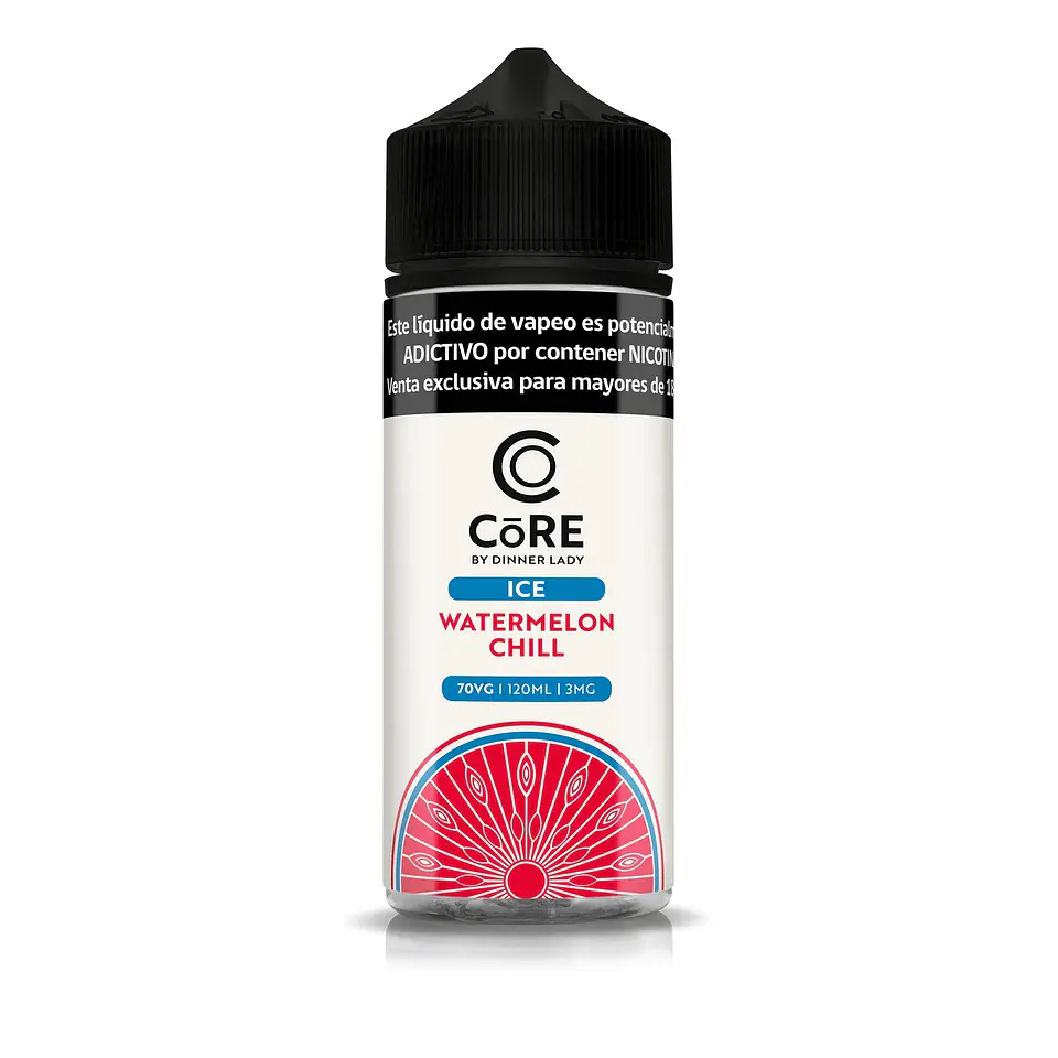 Líquido vaporizador Watermelon Chill 3mg 120ml - Core Ice by Dinner Lady 1