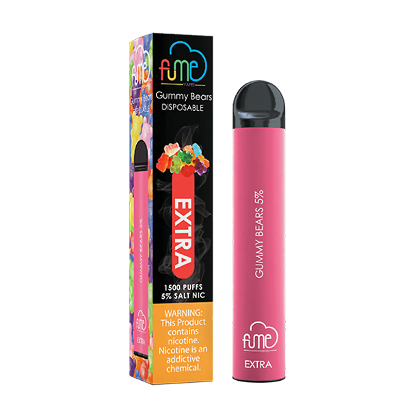 FUME GUMMY BEARS VAPORIZADOR DESECHABLE 2500 PUFF 5% 1