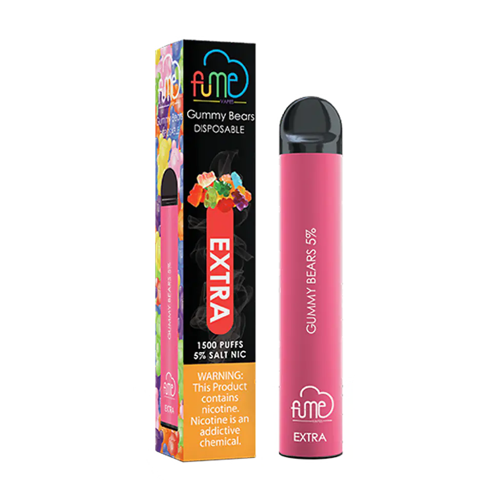 FUME GUMMY BEARS VAPORIZADOR DESECHABLE 2500 PUFF 5% 1
