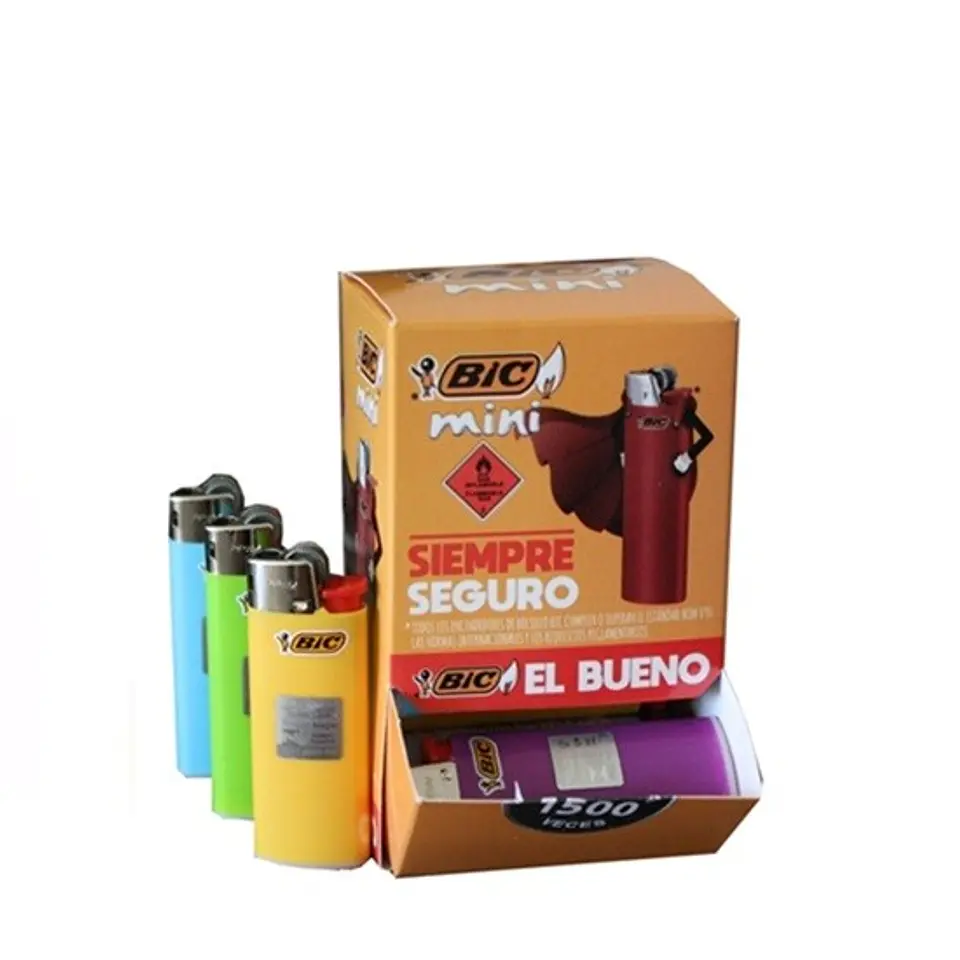 ENCENDEDOR MINI BIC J-5 SÓLIDO 1
