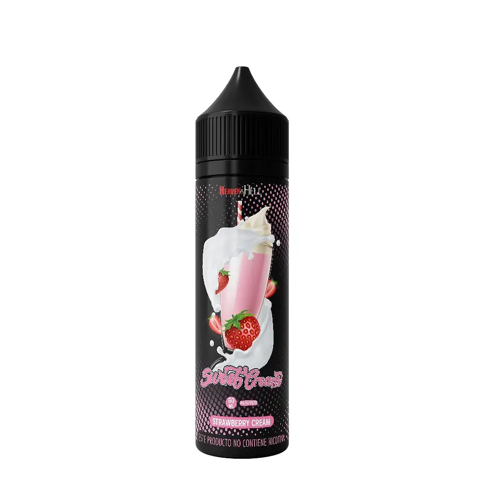 Líquido vaporizador Strawberry Cream 60ml 6% - Heaven & Hell 1