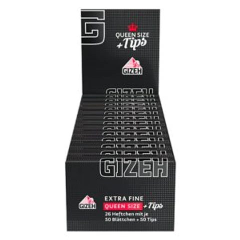 Papelillos Queen Size Gizeh 1 1/4 + tips