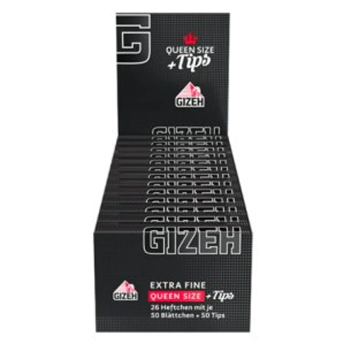 Papelillos Queen Size Gizeh 1 1/4 + tips 1