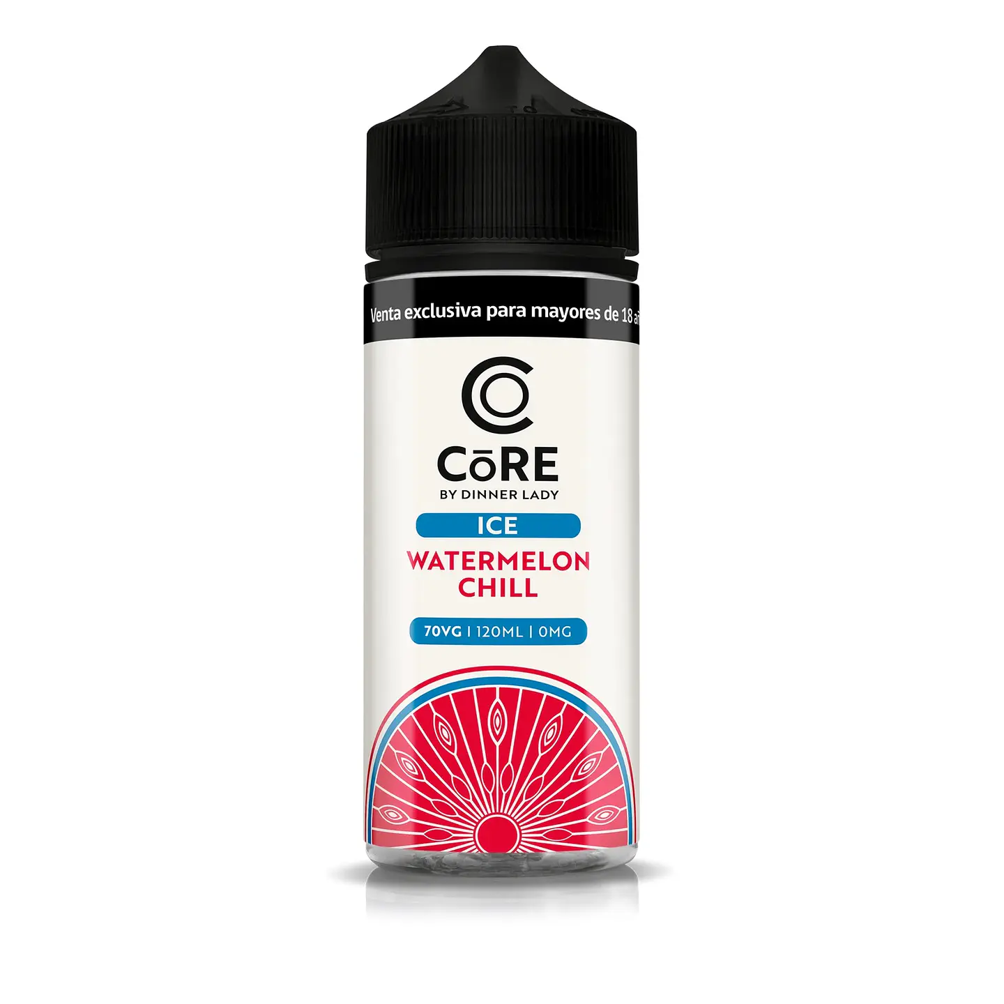 Líquido vaporizador Watermelon Chill 0mg 120ml - Core Ice by Dinner Lady 1