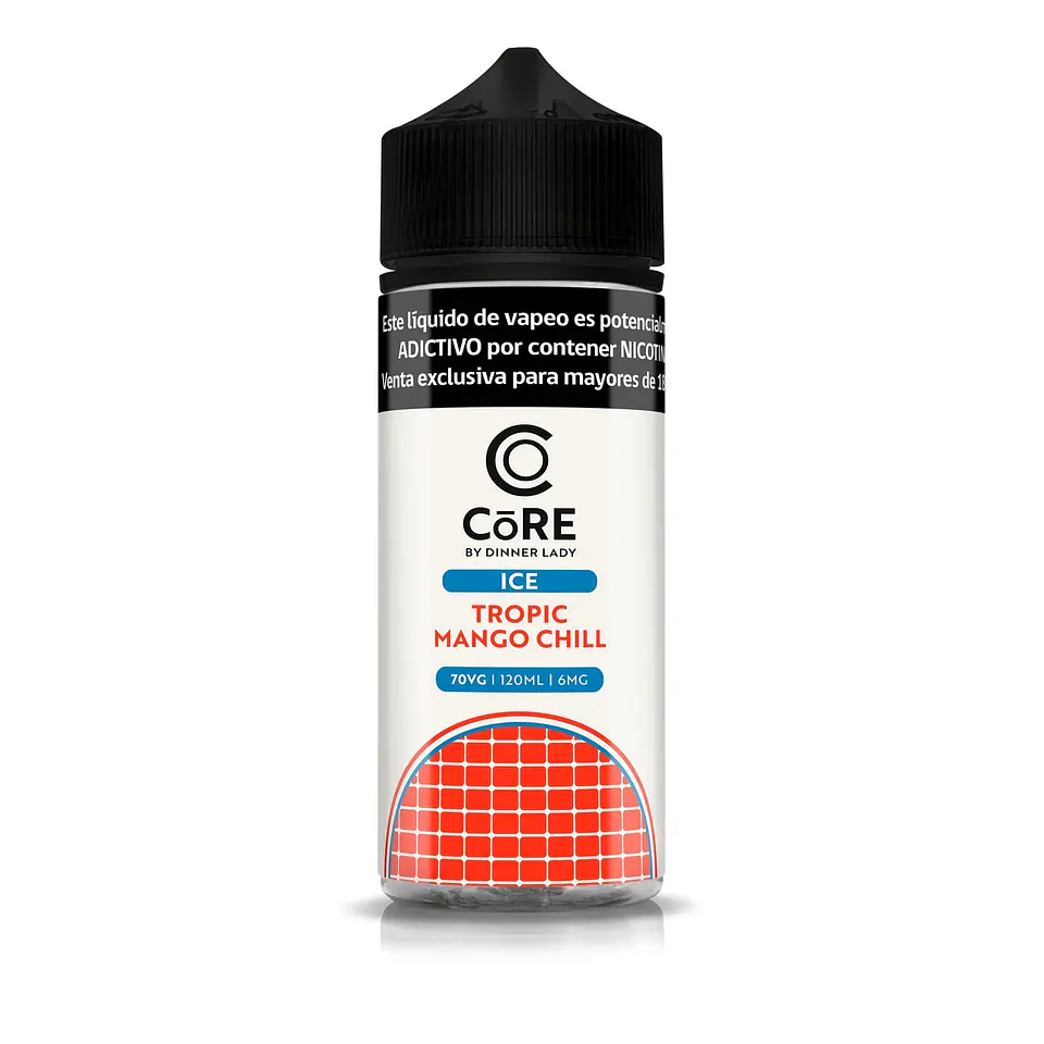 Líquido vaporizador Tropic Mango Chill 6mg 120ml - Core Ice by Dinner Lady 1