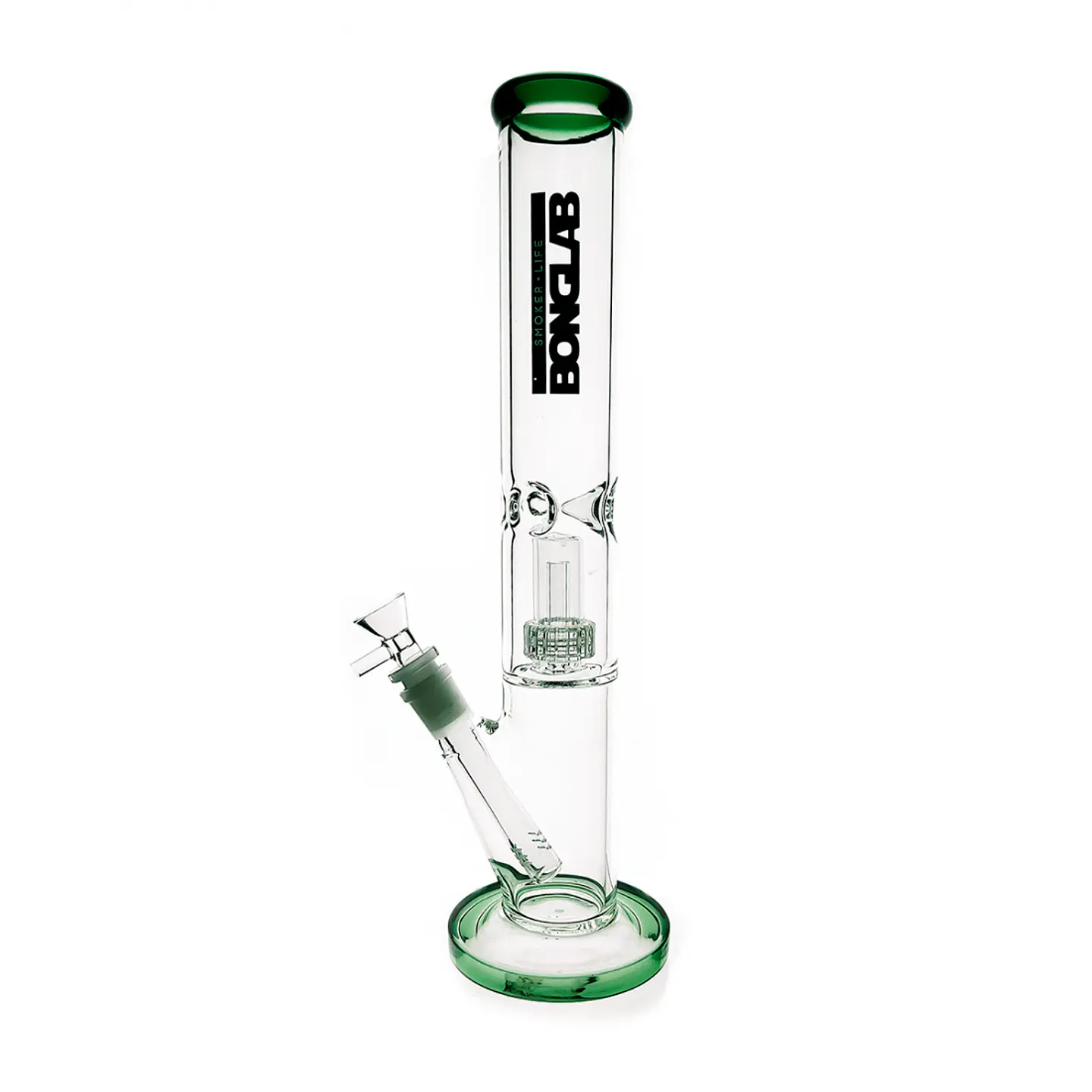 BONG PYREX K288 CLASSIC ICE PRO 35CM GREEN - BONGLAB 1