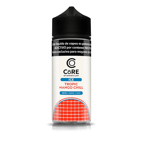 Líquido vaporizador Tropic Mango Chill 3mg 120ml - Core Ice by Dinner Lady