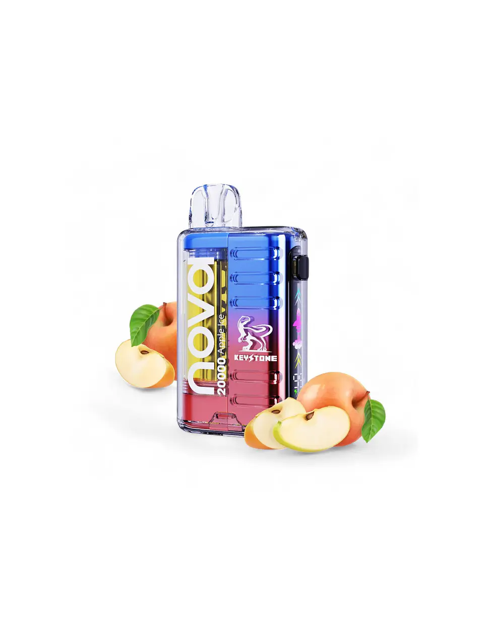 VAPORIZADOR DESECHABLE NOVA 20000 PUFF 0% - APPLE ICE 1