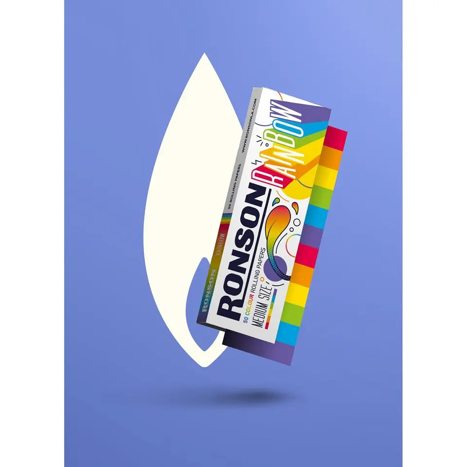 PAPELILLO 1 1/4 RAINBOW - RONSON 1
