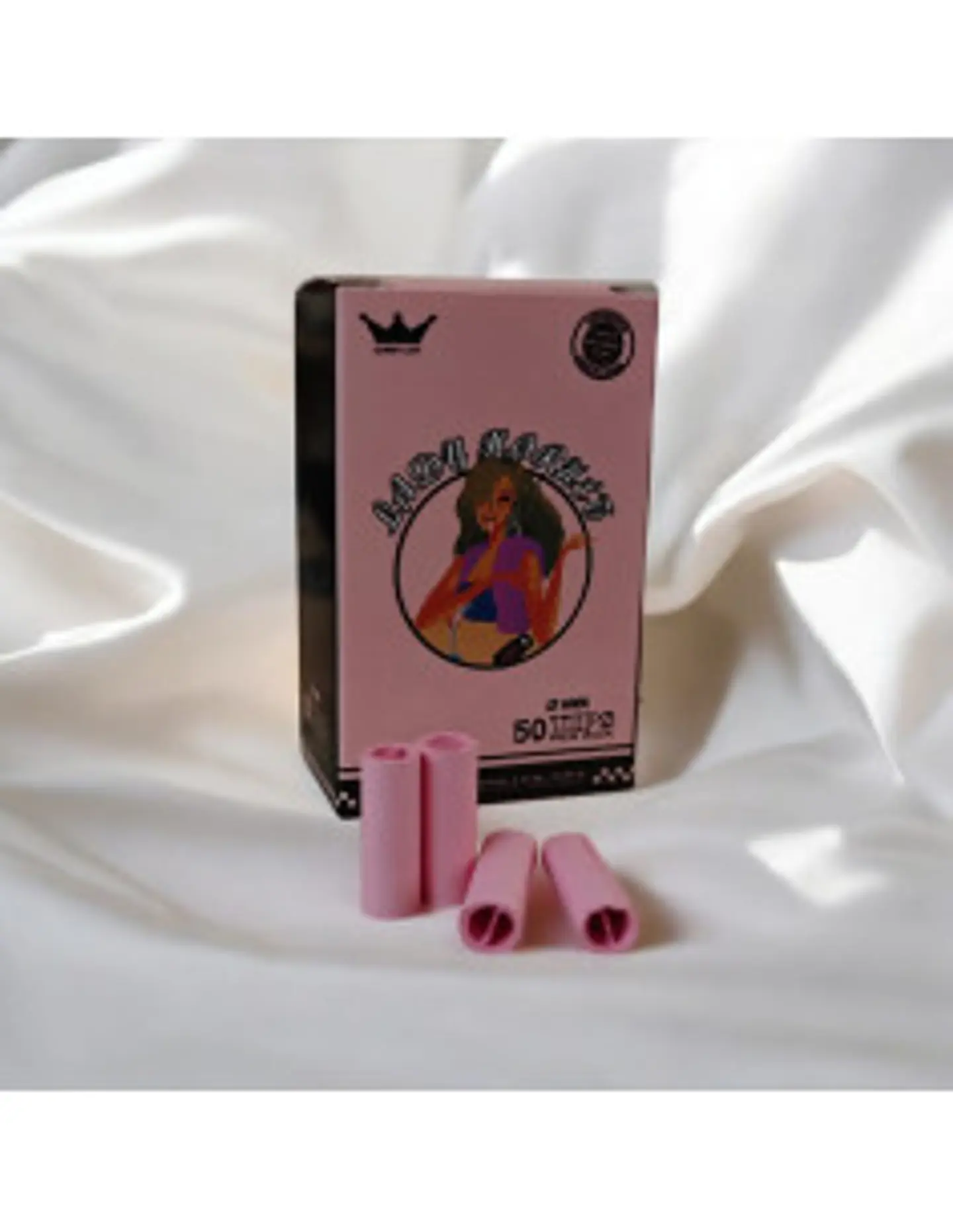 Boquillas pre roladas color rosa Lady Hornet 6mm 1