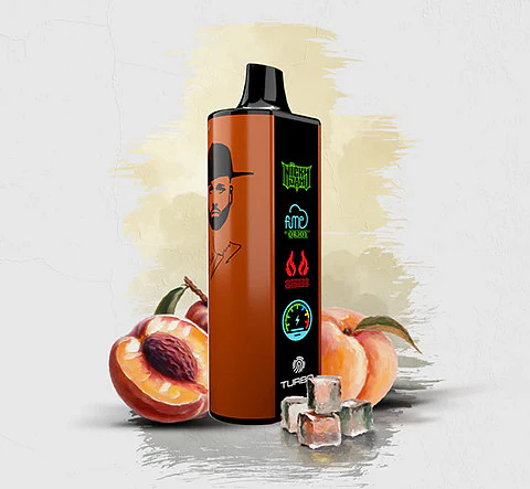 VAPORIZADOR DESECHABLE NICKY JAM FUME 15000 PUFF 0% - PEACH XXX (PEACH ICE)