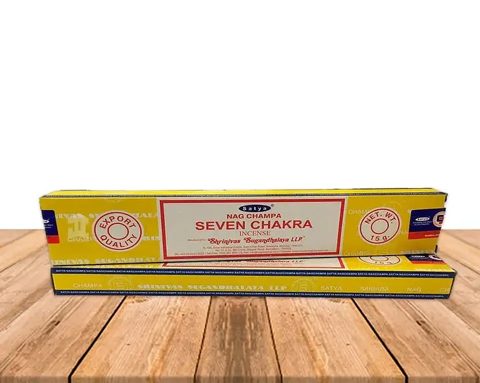 INCIENSO AROMA 7 CHAKRAS (15G) - SATYA 1