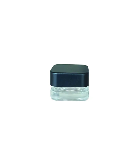 CONTENEDOR GLASS JAR SQUARE 5ML CLEAR