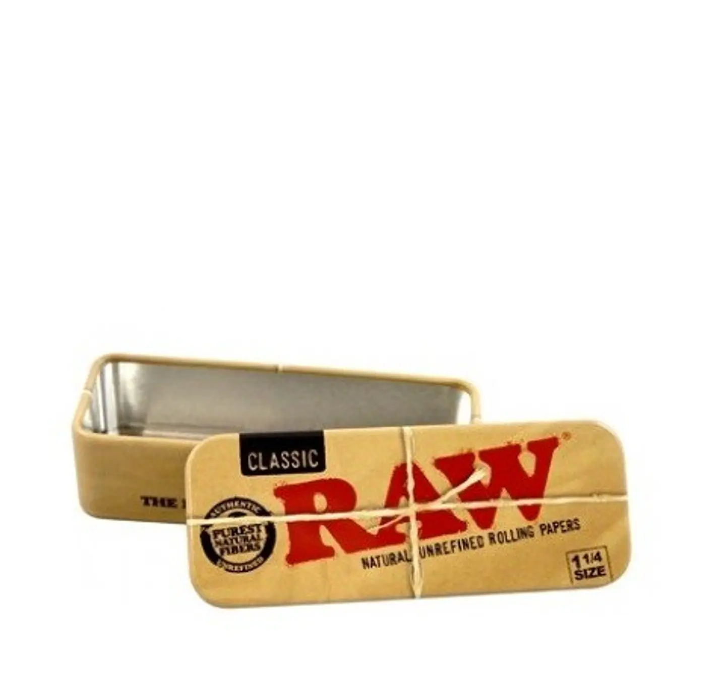 CAJITA METÁLICA RAW PARA PRE-ENROLADOS 1 1/4 1