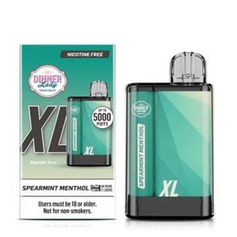 VAPORIZADOR DESECHABLE VAPE PENXL DINNER LADY 5000 PUFF SPEARMINT MENTHOL 0% NIC