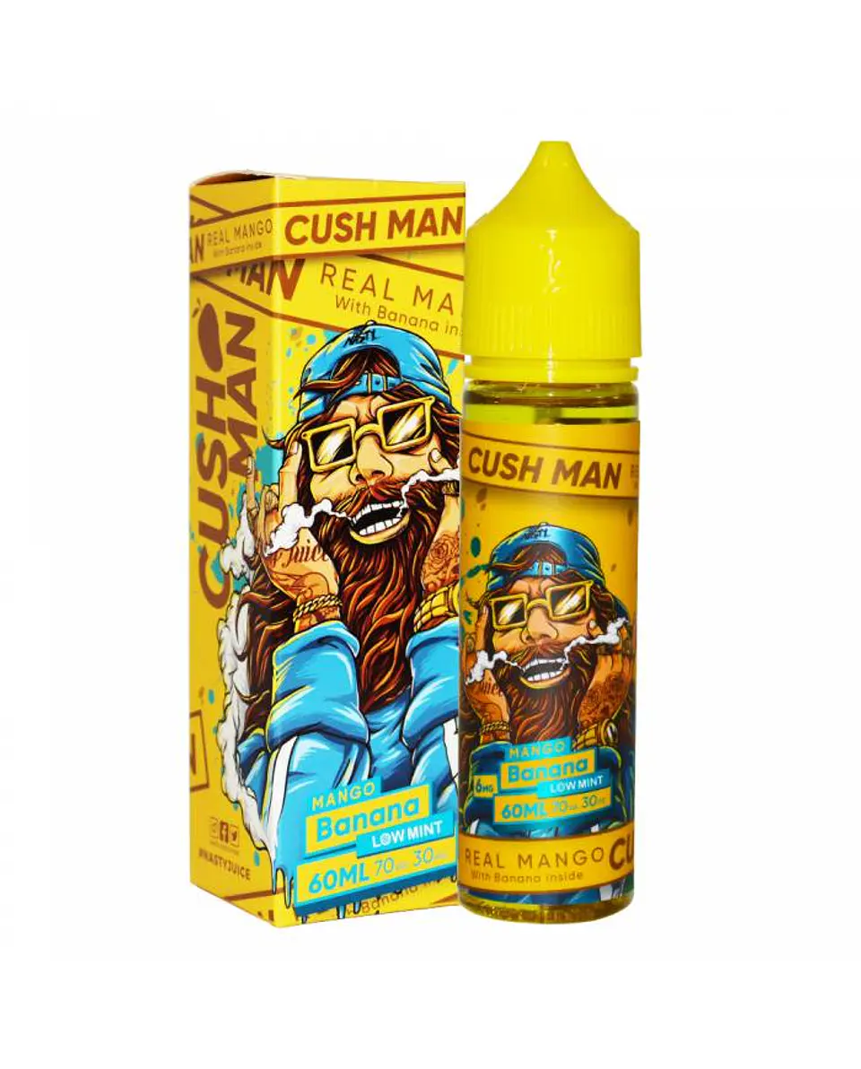 ESENCIA CUSH MAN MANGO BANANA 60ML 6% - NASTY 1