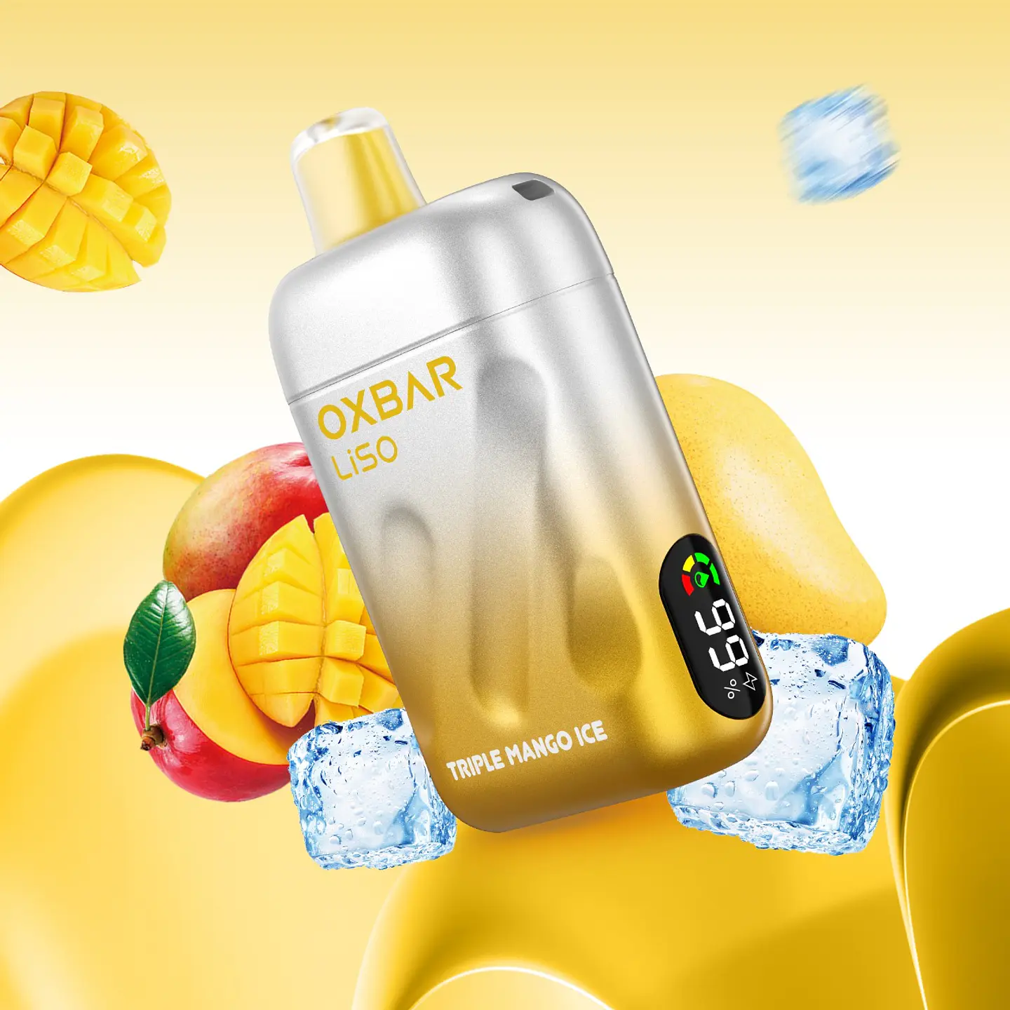 VAPER DESECHABLE TRIPLE MANGO ICE 28000 PUFFS 5% - OXBAR LISO 1