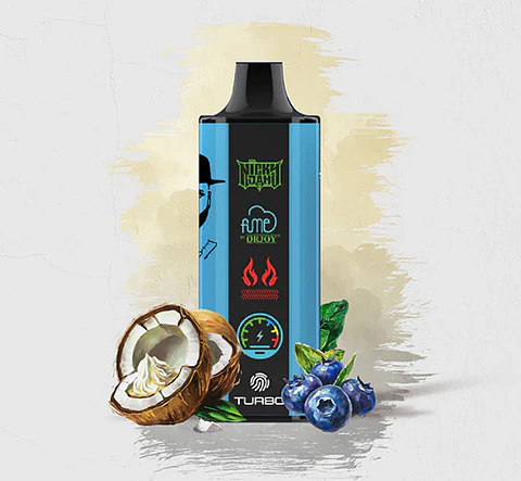 VAPORIZADOR DESECHABLE NICKY JAM FUME 15000 PUFF 0% - FENIX BEACH (BLUEBERRY COCONUT)