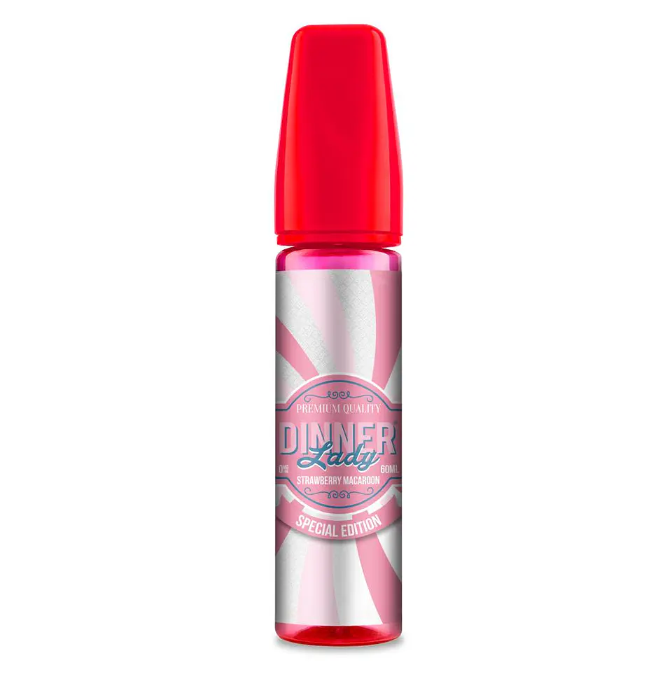 Líquido Vaporizador Strawberry Macaroon 60ml 0% - Dinner Lady 1