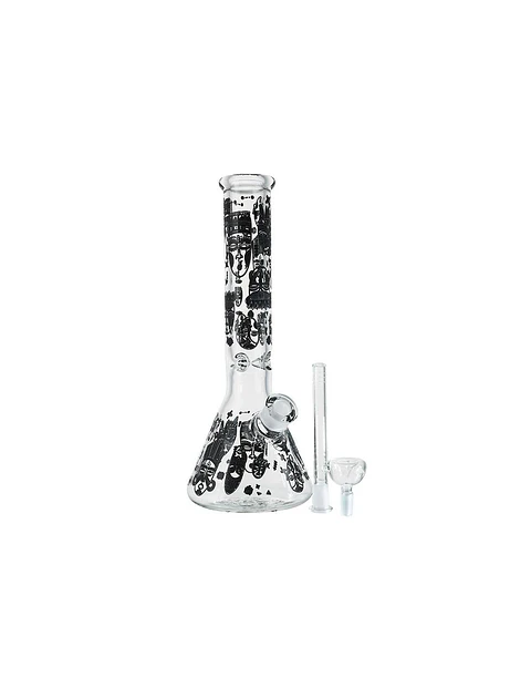 BONG LUMINOUS CON DISEÑOS 13" - BY ZF