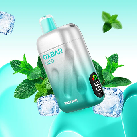 VAPER DESECHABLE MIAMI MINT 28000 PUFFS 5% - OXBAR LISO