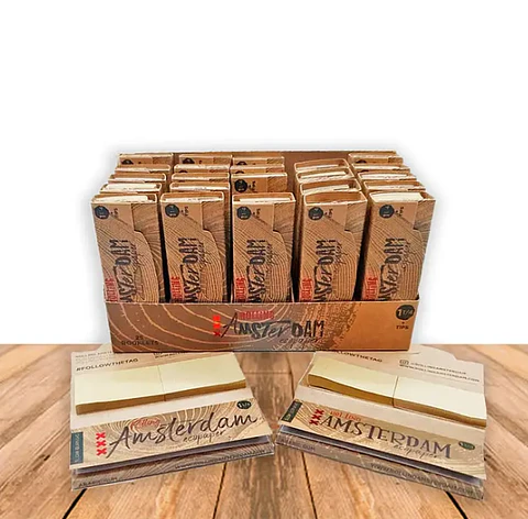 PAPEL ROLLING AMSTERDAM ECOPAPER + TIPS 1 1/4 (EXTRA FINO)