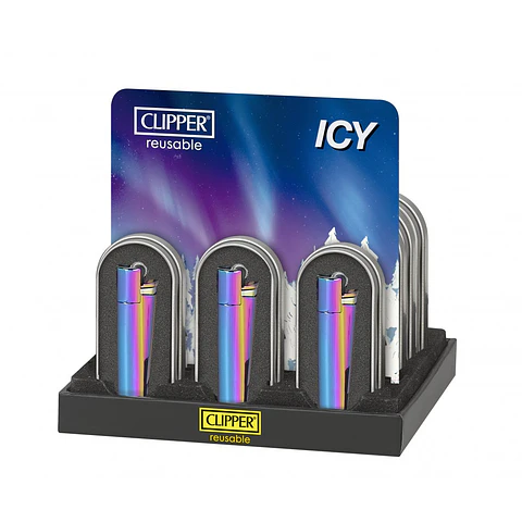 ENCENDEDOR METAL ICY - CLIPPER