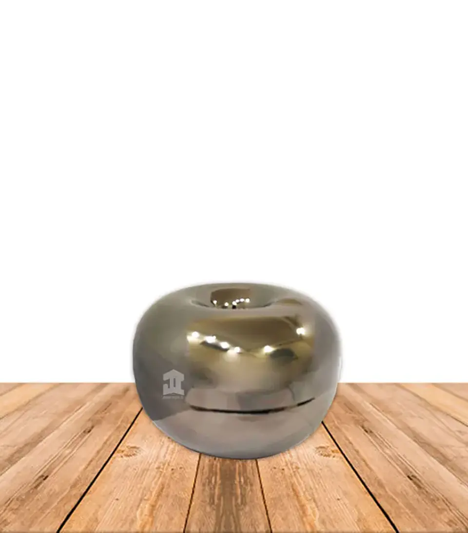 CENICERO MANZANA METAL 1