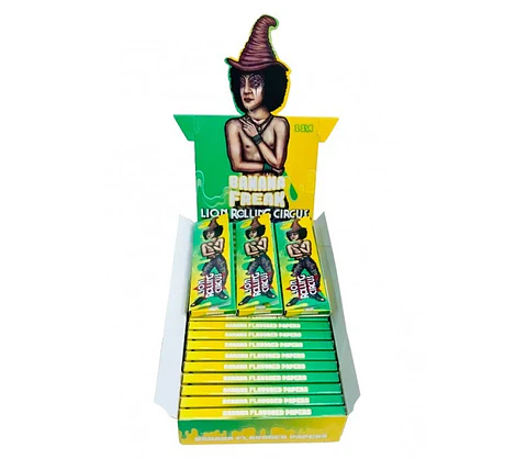 PAPEL FLAVOUR 1 1/4 BANANA FREAK - LION ROLLING CIRCUS