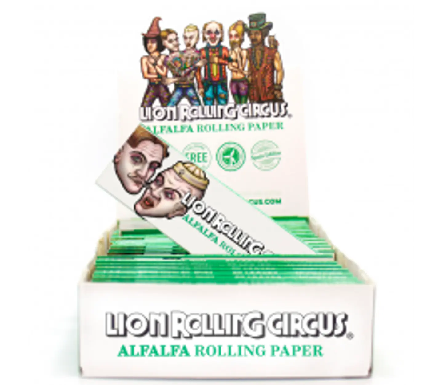 PAPEL ALFALFA 1 1/4 - LION ROLLING CIRCUS 1