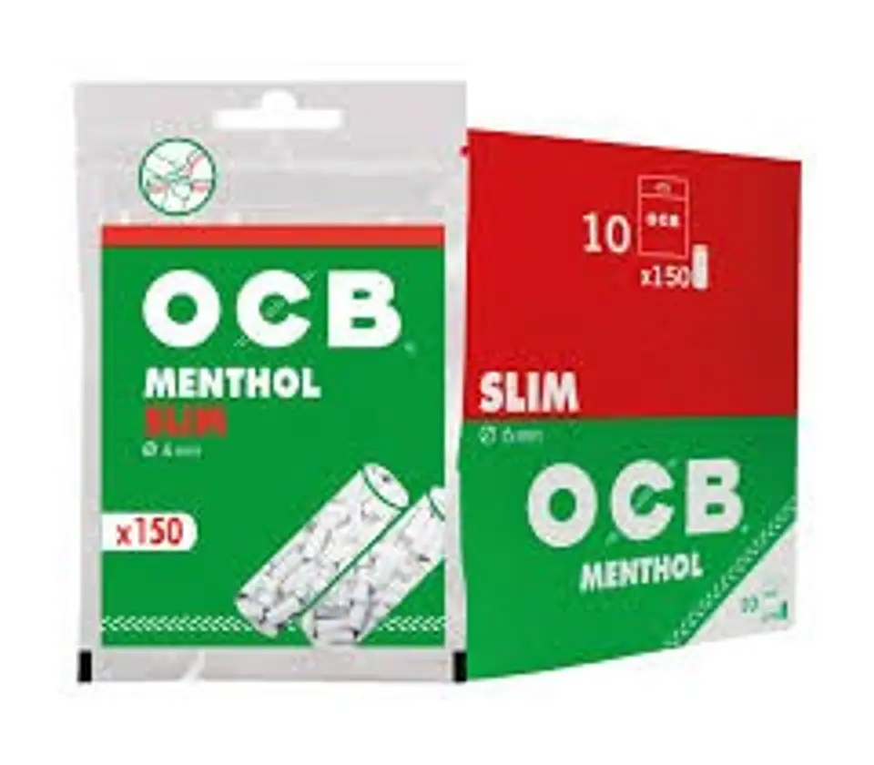 FILTRO MENTHOL SLIM 6MM - OCB 1
