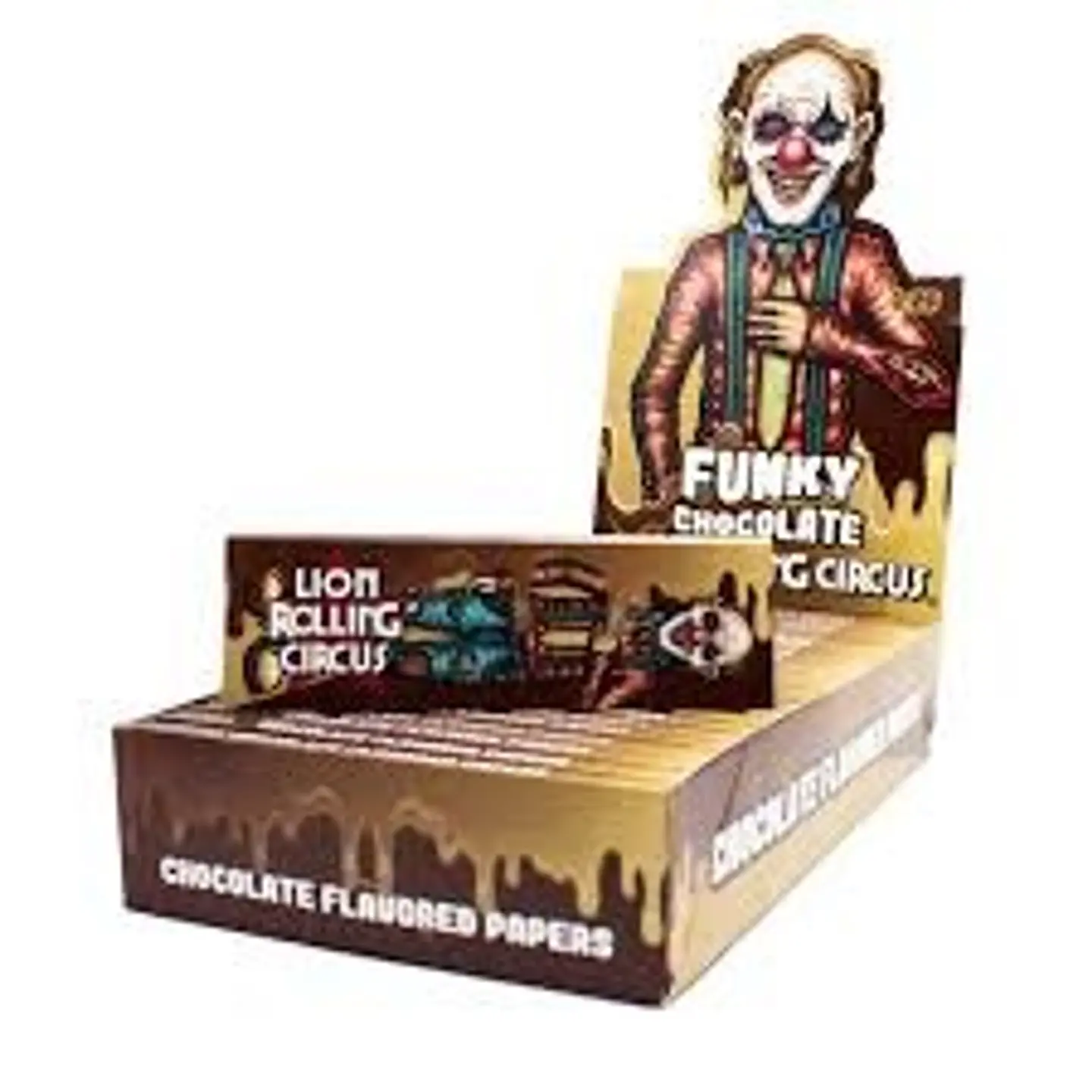 PAPEL FLAVOUR 1 1/4 CHOCOLATE - LION ROLLING CIRCUS 1