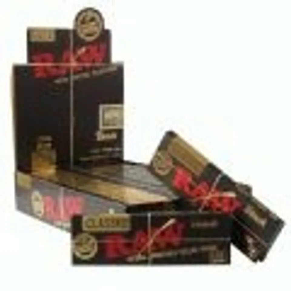 PAPELILLOS RAW BLACK 1 1/4 1