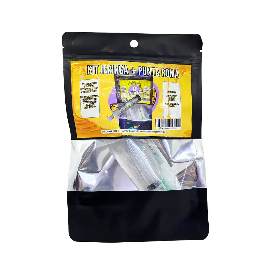 KIT JERINGA DE PUNTA PLANA BANANA COMPANY 1