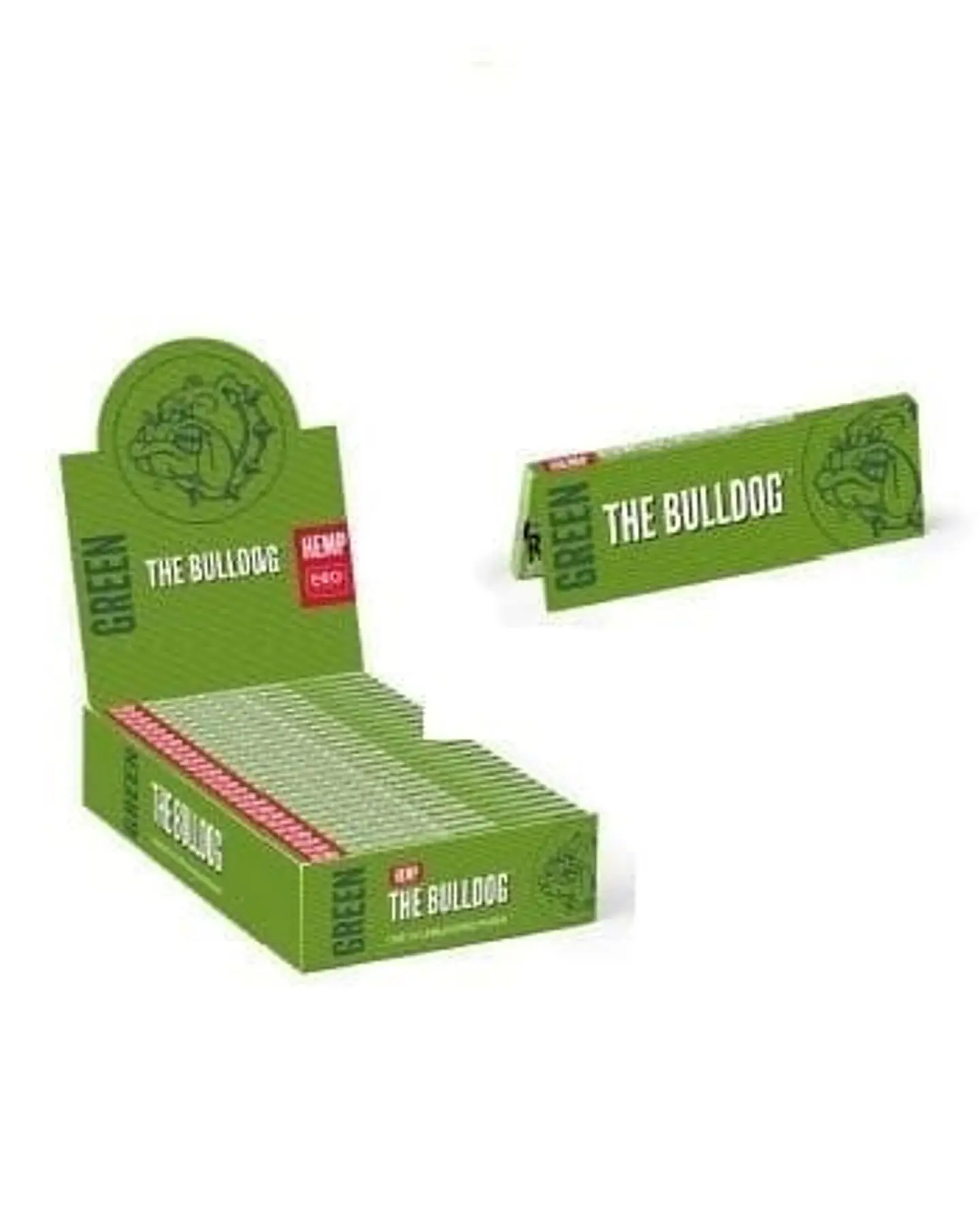 PAPELILLOS VERDE CÁÑAMO ORGÁNICO 1 1/4 - THE BULLDOG AMSTERDAM 1