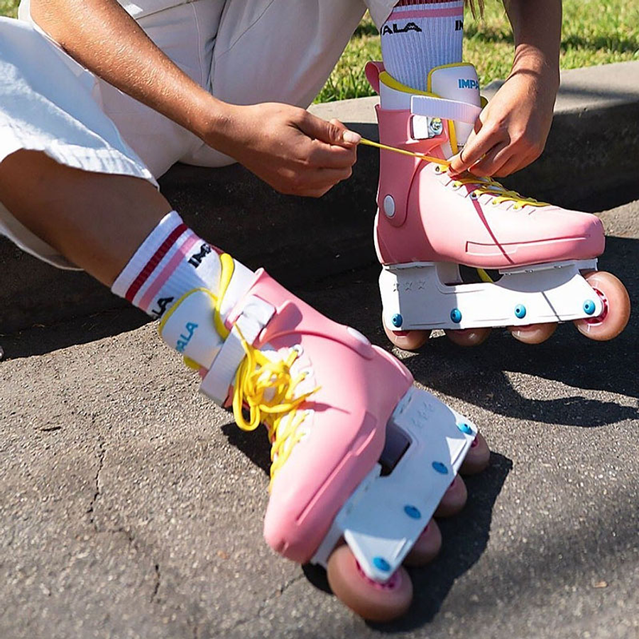 Impala Lightspeed Inline Skate - Pink Yellow