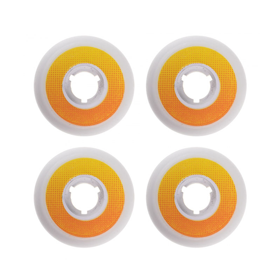 Dead Wheels Team White Orangee Yellow 58mm 92A