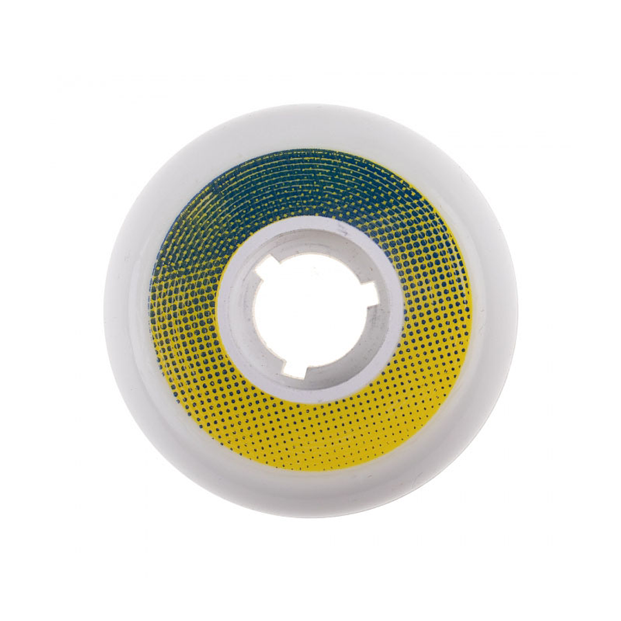 Dead Wheels Team White Blue Yellow 58mm 88A