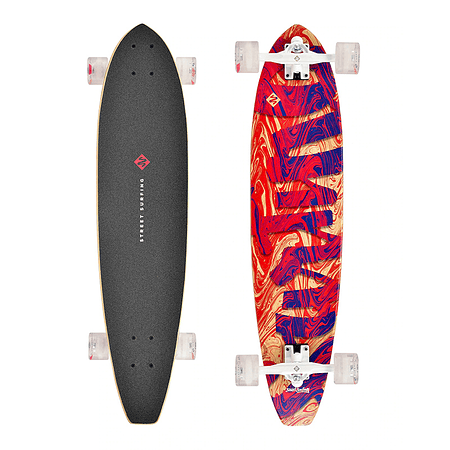 Street Surfing Longboard 36" Kicktail Streaming Armada