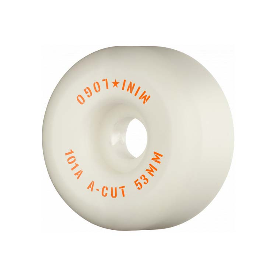 Mini Logo Skateboards ACut 2 53mm 101A White