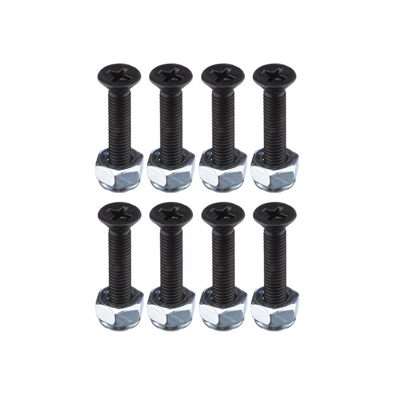 Pernos All skate negros allen 1 pulgada